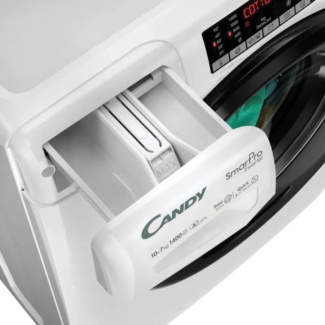 Candy Lavasciuga 10+7 Kg Cl.E 58 cm 1400 g Inverter Vapore Wifi CSOW41076TWMB0-S