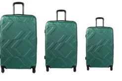 Capri Vice Set 3 pz di valigie trolley colore Verde Green - Misura Grande/Media/Piccola