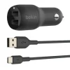 Caricabatteria Auto BELKIN 24W Doppia Porta USB-A