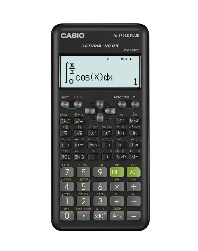 CASIO - Calcolatrice scientifica - FX-570ES PLUS - 417 funzioni