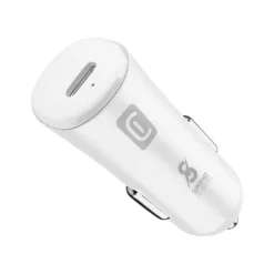 Cellularline - Caricabatterie da auto USB-C Super Fast Charge 25W Bianco