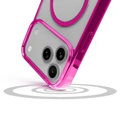 CELLULARLINE ICONIC MAG Custodia MagSafe Trasparente e Colorata per Smartphone