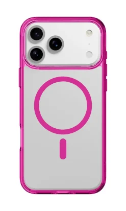 CELLULARLINE ICONIC MAG Custodia MagSafe Trasparente e Colorata per Smartphone
