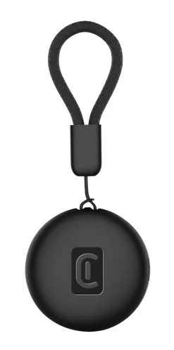 Cellularline TRACY TAG - Trova Oggetti compatibile con Apple iOS Find Me - Compatibile con Accessori Airtag - Batteria sostituibile (durata 1 anno) - Resistente a polvere ed acqua - Nero