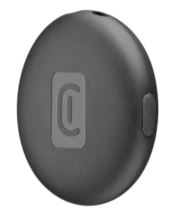 Cellularline TRACY TAG - Trova Oggetti compatibile con Apple iOS Find Me - Compatibile con Accessori Airtag - Batteria sostituibile (durata 1 anno) - Resistente a polvere ed acqua - Nero