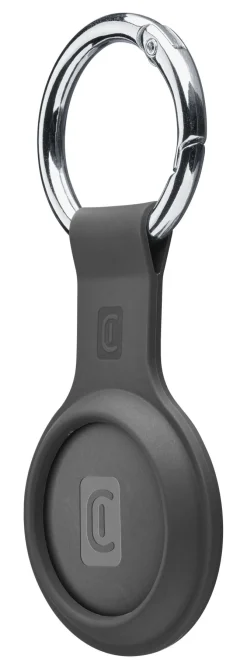 Cellularline TRACY TAG - Trova Oggetti compatibile con Apple iOS Find Me - Compatibile con Accessori Airtag - Batteria sostituibile (durata 1 anno) - Resistente a polvere ed acqua - Nero