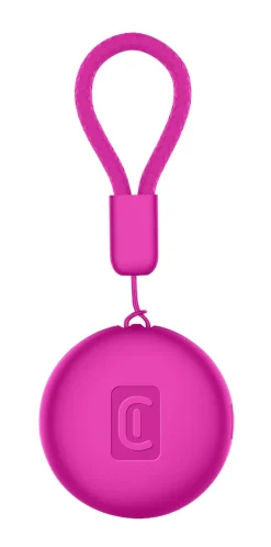 Cellularline TRACY TAG - Trova Oggetti compatibile con Apple iOS Find Me - Compatibile con Accessori Airtag - Batteria sostituibile (durata 1 anno) - Resistente a polvere ed acqua - Rosa