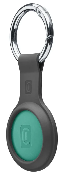 Cellularline TRACY TAG - Trova Oggetti compatibile con Apple iOS Find Me - Compatibile con Accessori Airtag - Batteria sostituibile (durata 1 anno) - Resistente a polvere ed acqua - Verde