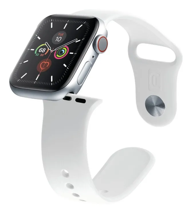 Cellularline Urban Band - Apple Watch 38/40 mm Cinturino in silicone per Apple Watch Bianco