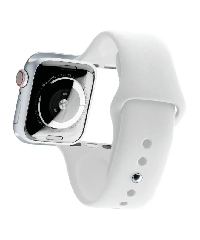 Cellularline Urban Band - Apple Watch 42/44 mm Cinturino in silicone per Apple Watch Bianco