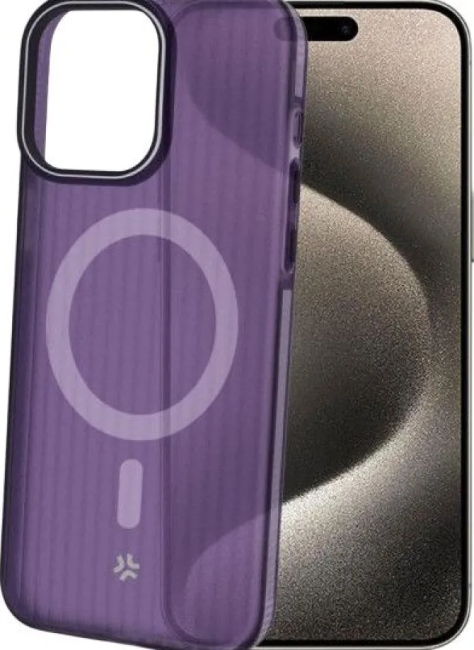 CELLY - Custodia Celly Magsuit per Apple iPhone 16 - Viola