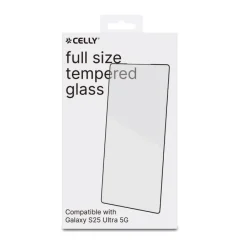 CELLY - FULLGLASS1122BK - Vetro protettivo per Galaxy S25 Ultra 5G - Nero