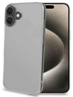 Celly GELSKIN1080 Custodia per iPhone 16 Plus 17 cm (6.7") - Trasparente