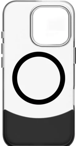 Celly - MAGDUAL1079BK Custodia Magdual per iphone 16 pro Trasparente - Nero
