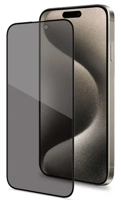 Celly PRIVACYF1078BK protezione per lo schermo e il retro dei telefoni cellulari, Privacy Glass per IPhone 16