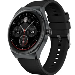 CELLY - TRAINERHALOBK Smartwatch fitness tracker quadrante tondo, Display LCD, Heartbeat, GPS, controllo pressione - Nero
