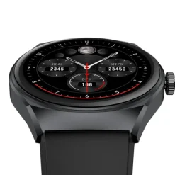 CELLY - TRAINERHALOBK Smartwatch fitness tracker quadrante tondo, Display LCD, Heartbeat, GPS, controllo pressione - Nero