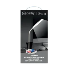 Celly WLLIGHT10WWH Caricatore Wireless Interno USB per Smartphone Bianco