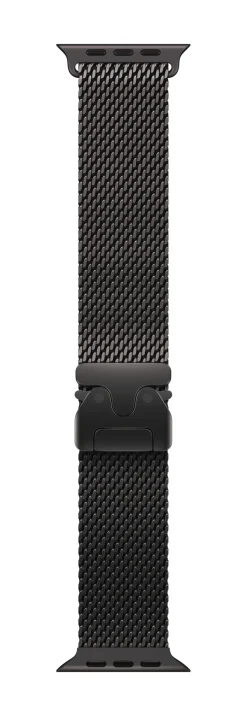 Cinturino Apple Loop Maglia Milanese Titanio Nero 49mm per Apple Watch