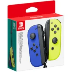 Controller Nintendo Switch Set da 2 Joystick Blu e Giallo Neon