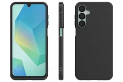 Cover Samsung GP-FPA176AEEBY per Galaxy A17 Nero, Protezione Monocromatica 6.7
