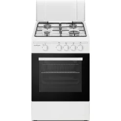 Cucina Schaub Lorenz SS450GW 4 Fuochi Forno A Gas Bianco