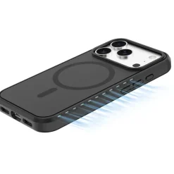 Custodia Cellularline ICY MAG MagSafe per iPhone con dissipazione calore e protezione militare
