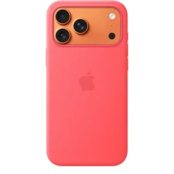 Custodia MagSafe in silicone Apple per iPhone 17 Pro Max Rosa Guava – Protezione elegante e ricarica rapida