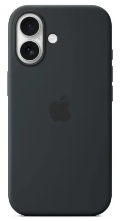 Custodia MagSafe in silicone Apple per iPhone 17 nera – Protezione elegante e ricarica wireless
