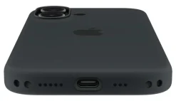 Custodia MagSafe in silicone Apple per iPhone 17 nera – Protezione elegante e ricarica wireless