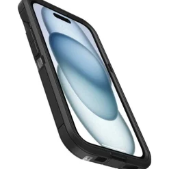 Custodia OtterBox Defender XT Clear MagSafe per iPhone 16/15/14/13, Trasparente/Nero