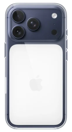 Custodia Trasparente Apple per iPhone 17 Pro con MagSafe e Rivestimento Anti-ingiallimento