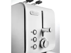 DeLonghi CTX 2203.W 2fetta/e 550W Argento, Bianco tostapane