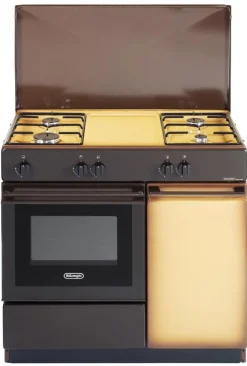 DE LONGHI - Cucina e forno SGK 854 NM Classe A, 4 fuochi a gas - COPPERTONE