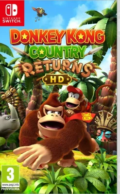 Donkey Kong Country Returns HD - Videogioco Nintendo - Ed. Italiana - Versione su scheda