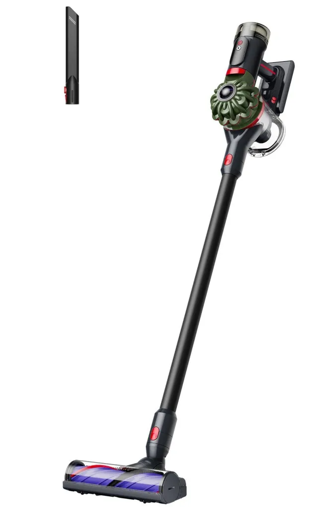 Dyson V8 Cyclone Aspirapolvere senza filo, 150 AW, 60 minuti di autonomia, Spazzola Motorbar anti groviglio, accessori combinati, stazione di ricarica a muro 2026