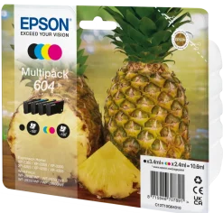 Epson 604 cartuccia d'inchiostro 4 pz Originale Resa standard Nero, Ciano, Magenta, Giallo