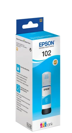 Epson 102 EcoTank Cyan ink bottle