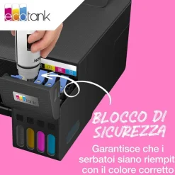 EPSON - 104 FLACONE DI INCHIOSTRO ECOTANK T00P1 NERO, Compatibile con Epson EcoTank ET-2710, 2711, ET-4700