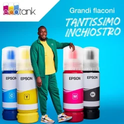 EPSON - 104 FLACONE DI INCHIOSTRO ECOTANK T00P1 NERO, Compatibile con Epson EcoTank ET-2710, 2711, ET-4700