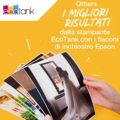 EPSON - 104 FLACONE DI INCHIOSTRO ECOTANK T00P1 NERO, Compatibile con Epson EcoTank ET-2710, 2711, ET-4700