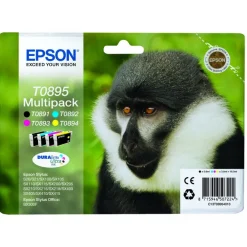 Epson T089540 Multipack 4 colori Nero,Ciano,Magenta e Giallo