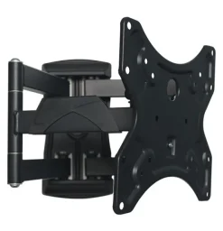Fe.Al. SMART Q Supporto da parete per TV 32"-55" Doppio braccio per TV a schermo CURVO e PIATTO