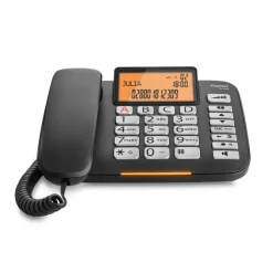 Gigaset DL580 telefono Telefono analogico Nero Identificatore di chiamata
