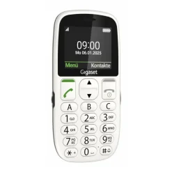 Gigaset GL395 5,59 cm (2.2"), EasyPhone Cellulare semplificato per anziani, Sim singola, Bluetooth, 90g - Bianco