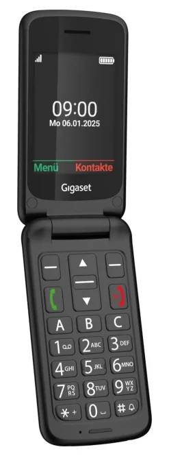 Gigaset GL595 - Easy phone telefono semplificato per anziani - Nero