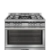 GLEM GAS Cucina a gas ST965VI Classe A INOX