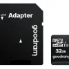 Goodram 32GB Scheda microSDHC GoodRam M1AA-0320R12 Class 10 + adattatore [M1AA-0320R12]