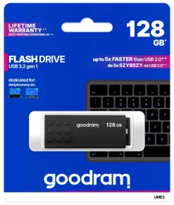 Goodram Pen Drive 128GB GoodRam UME3 USB 3.0 Nero [UME3-1280K0R11]