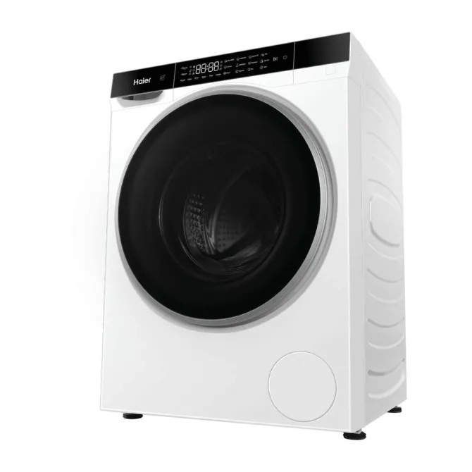 Haier Minidrum, Lavasciuga Compatta 5+2,5 KG, Classe A, 1200 giri, Bianco, AI PowerDrive, Refresh, Wi-Fi, HWD50-BP12307U-S